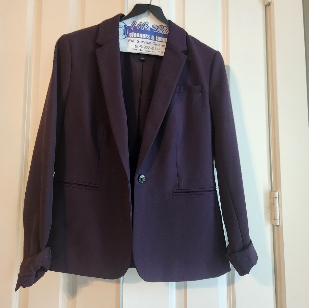 Banana Republic Deep Purple Blazer